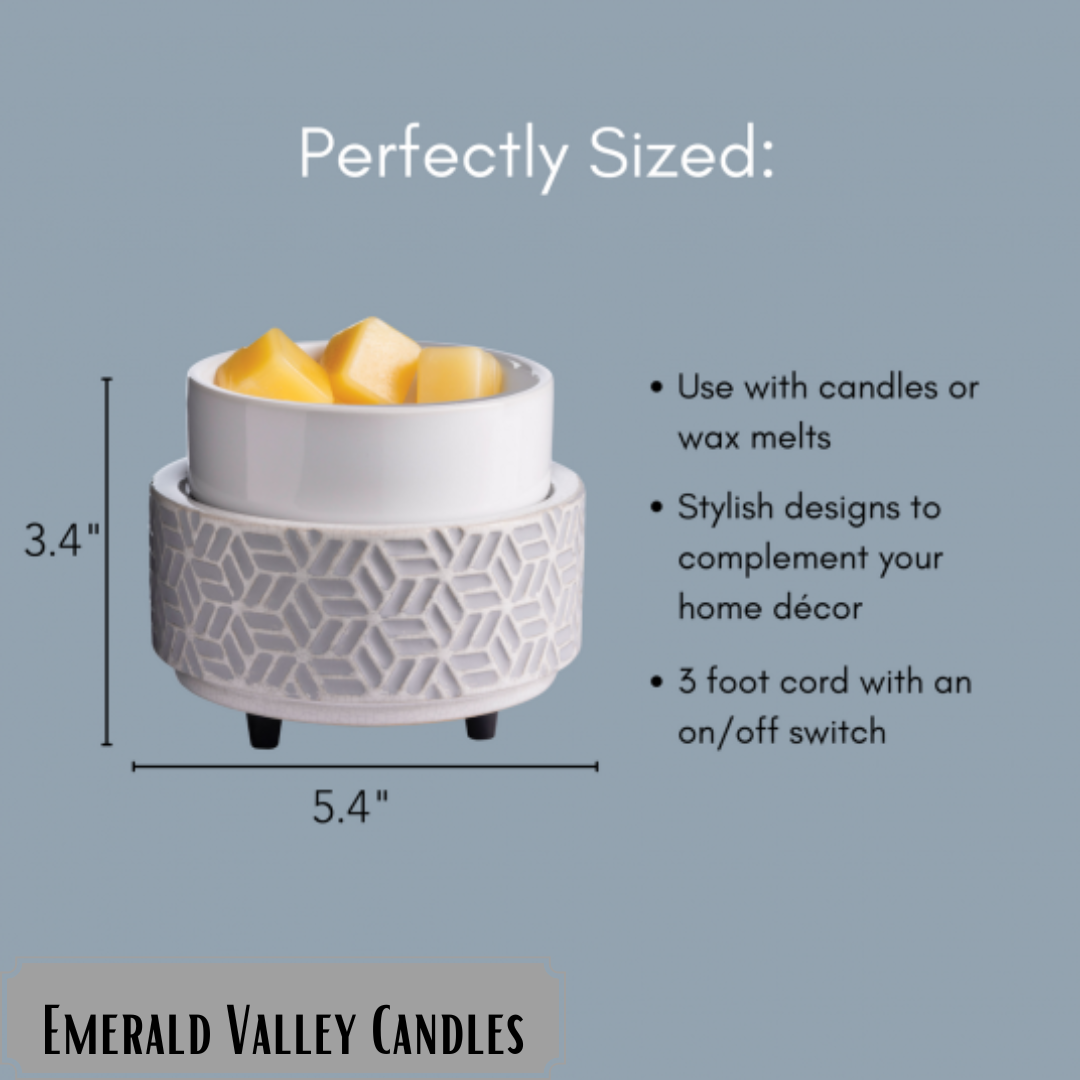 STONE HEXAGON 2-IN-1 CLASSIC FRAGRANCE WARMER