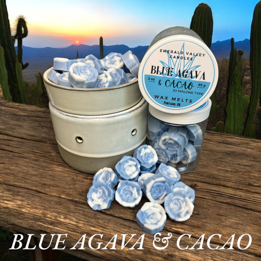 BLUE AGAVA & CACAO WAX MELTS