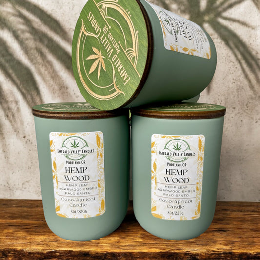 HEMP WOOD CANDLE