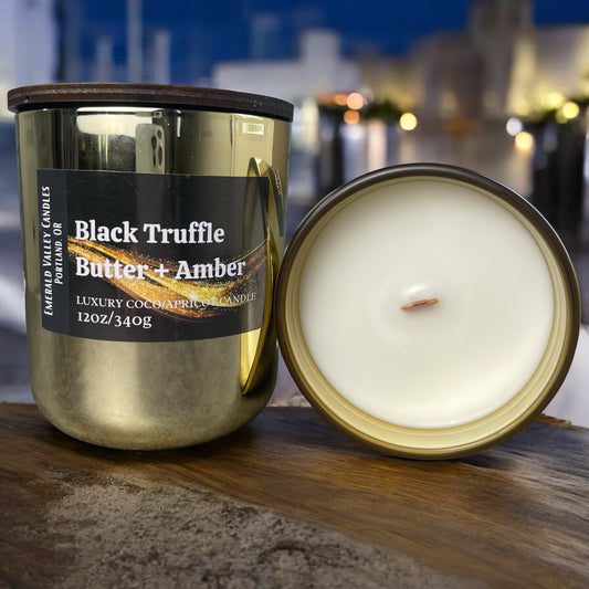 BLACK TRUFFLE BUTTER + AMBER CANDLE