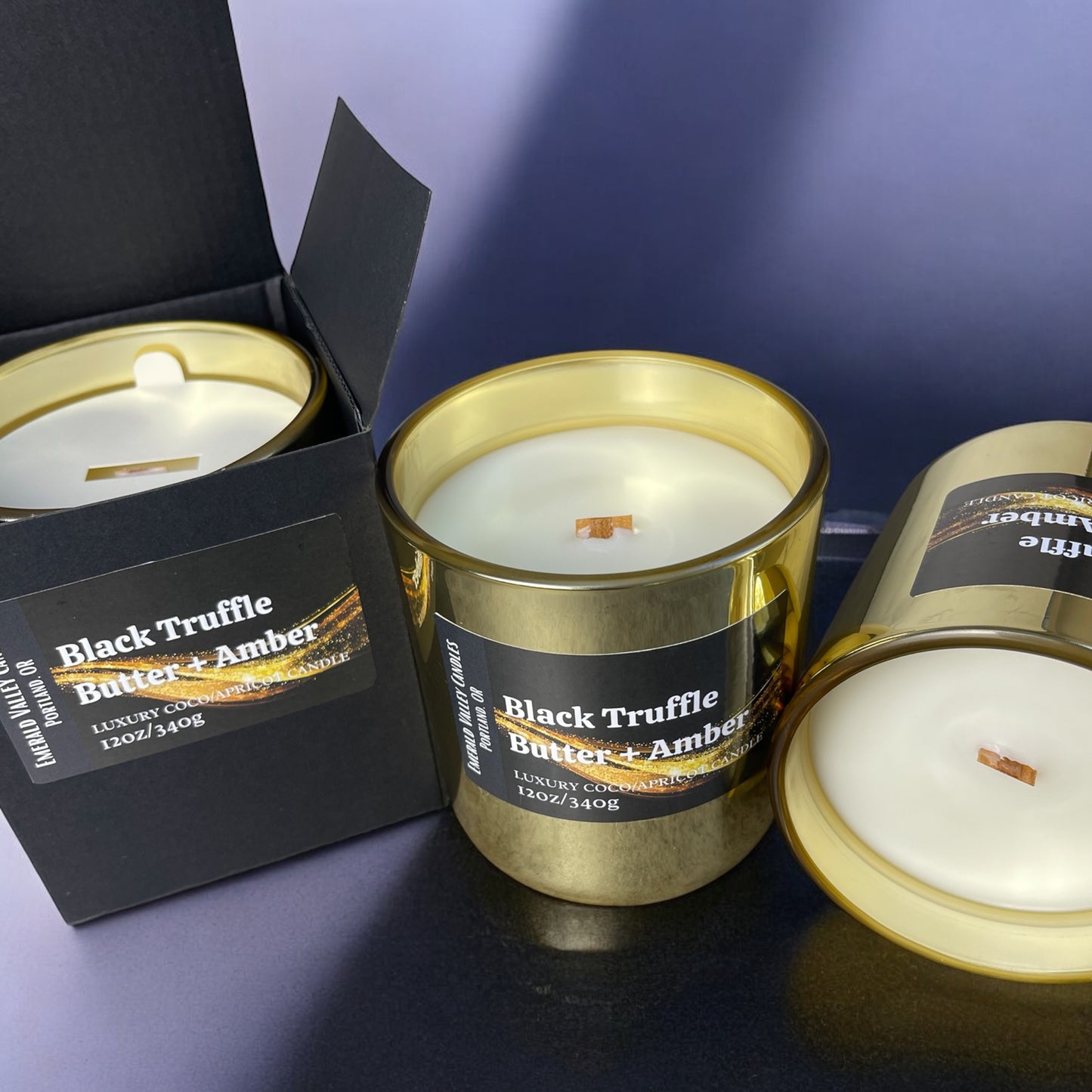 BLACK TRUFFLE BUTTER + AMBER CANDLE