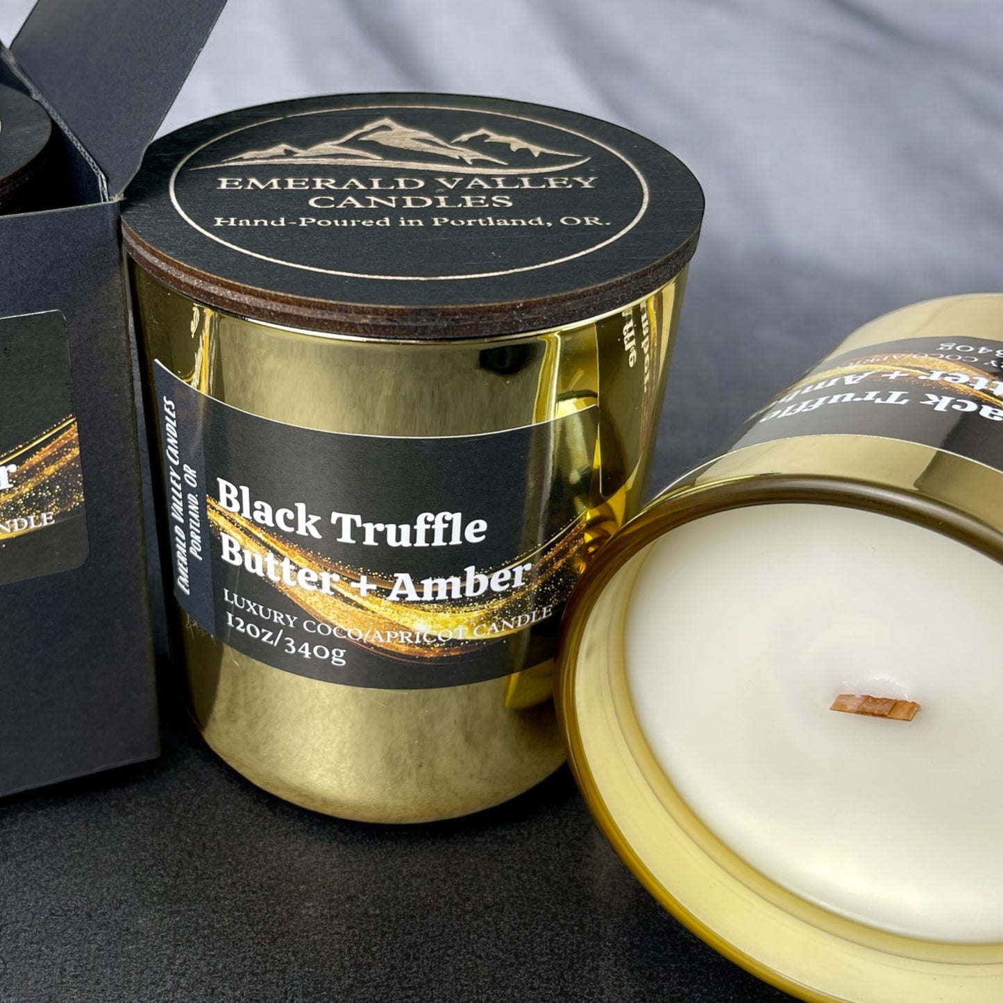 BLACK TRUFFLE BUTTER + AMBER CANDLE