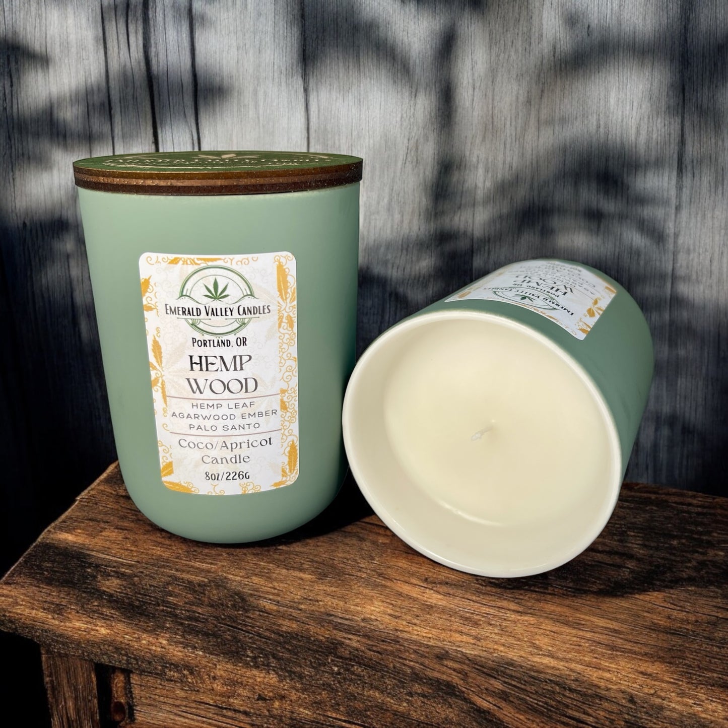 HEMP WOOD CANDLE