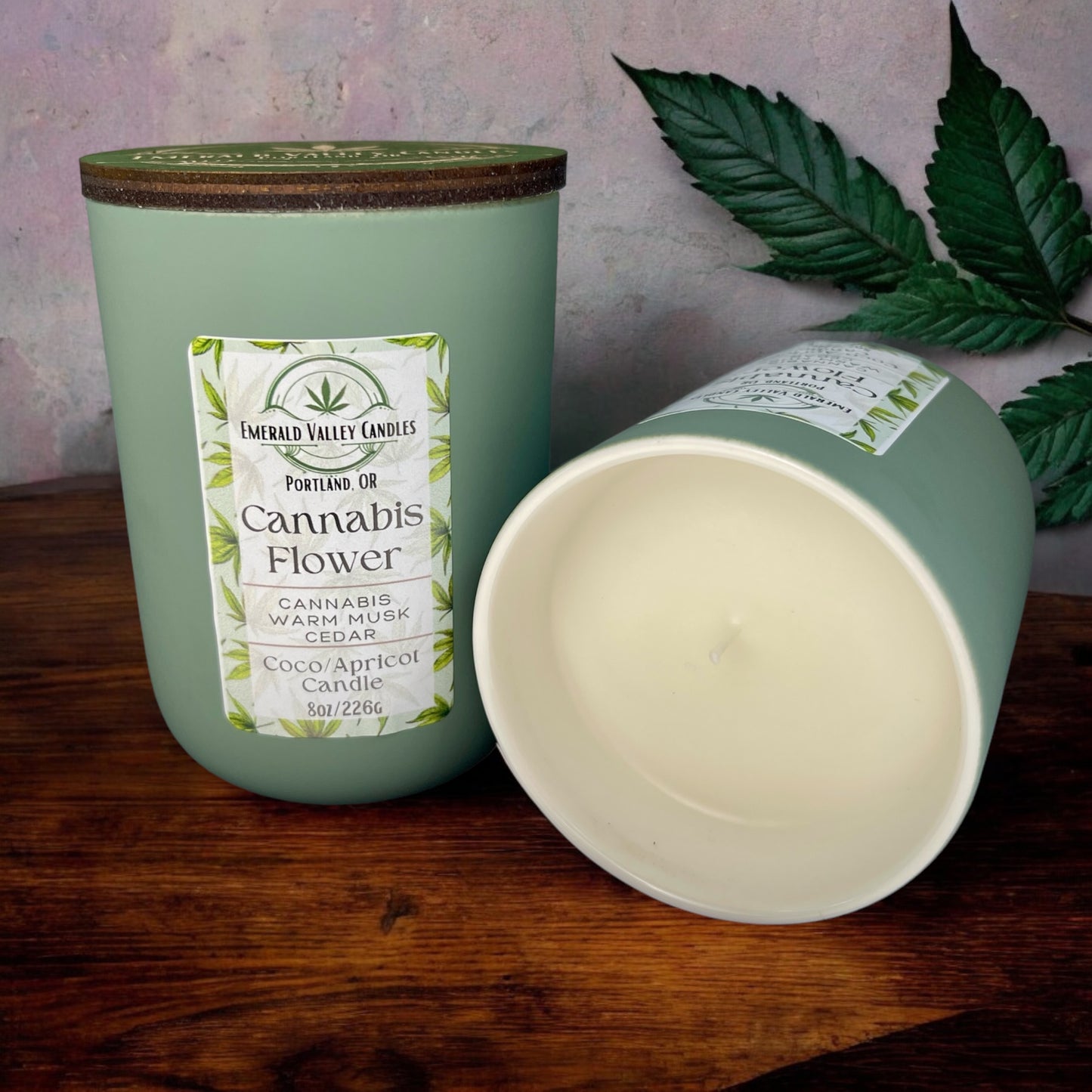 CANNABIS FLOWER CANDLE