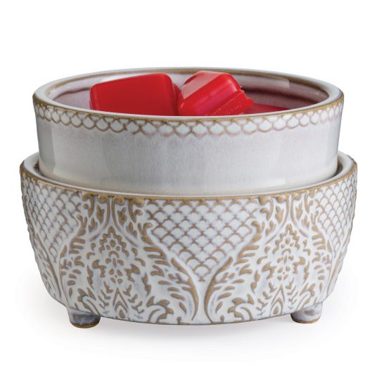 VINTAGE WHITE 2-IN-1 CLASSIC FRAGRANCE WARMER